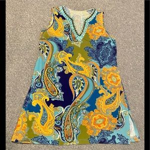 BEAUTIFUL COLORFUL MINI TUNIC DRESS